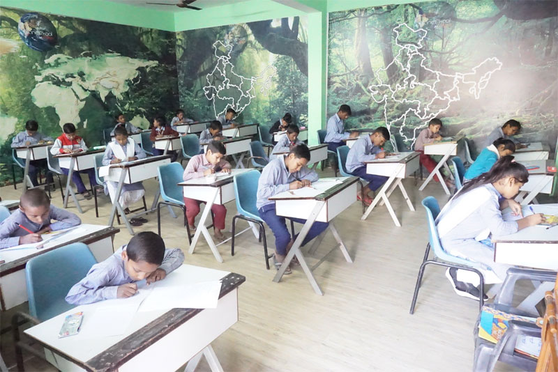 Divya Bharat Shiksha Mandir classroom