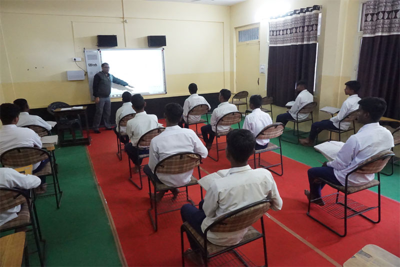 Yoga at the school