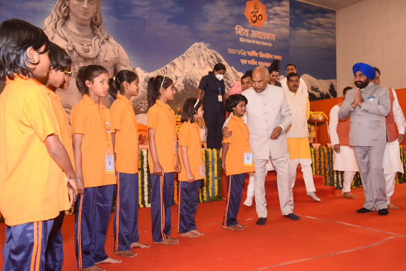 President of India &mdash; Divya Prem Sewa Mission, Haridwar