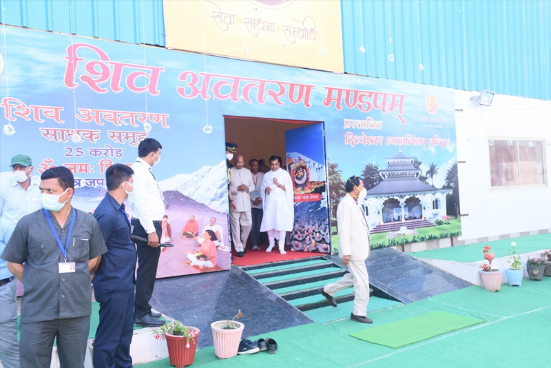 President of India &mdash; Divya Prem Sewa Mission, Haridwar