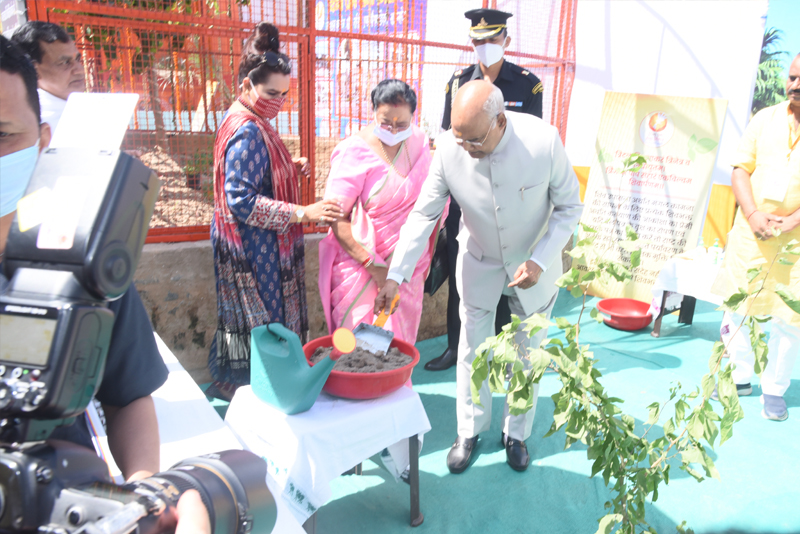 President of India &mdash; Divya Prem Sewa Mission, Haridwar