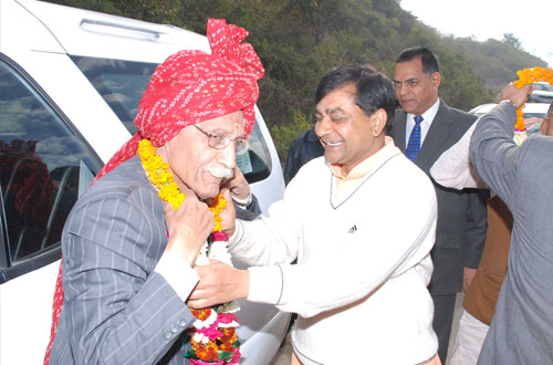 VIP visitor at Divya Prem Sewa Mission Haridwar