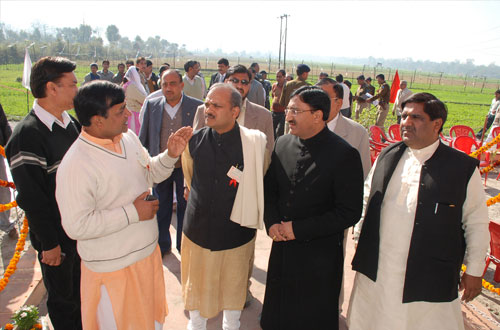 VIP visitor at Divya Prem Sewa Mission Haridwar