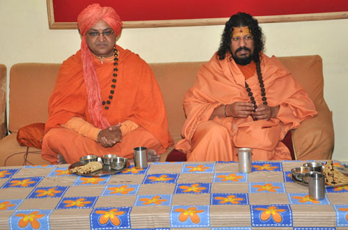 VIP visitor at Divya Prem Sewa Mission Haridwar