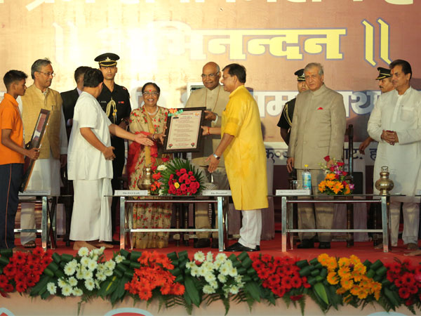 President of India Ram Nath Kovind at Divya Prem Sewa Mission Haridwar