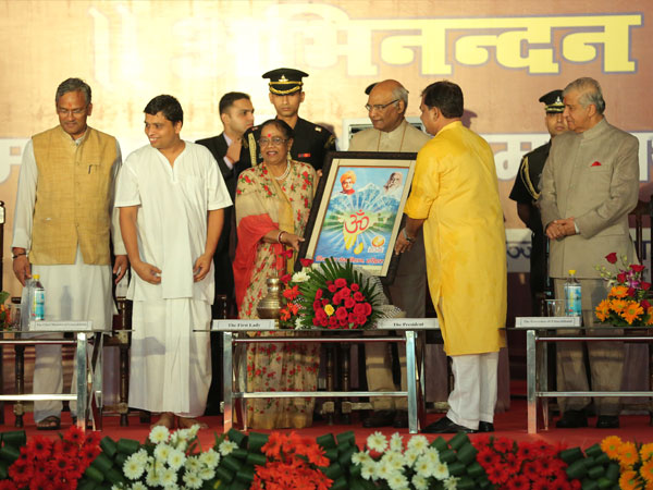 President of India Ram Nath Kovind at Divya Prem Sewa Mission Haridwar